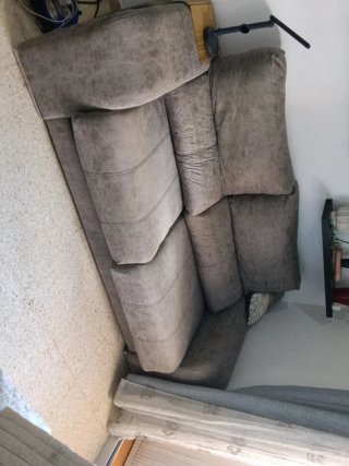 Sofá de 3 plazas gris