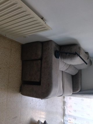 Sofá de 3 plazas gris