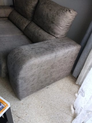 Sofá de 3 plazas gris
