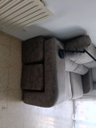 Sofá de 3 plazas gris