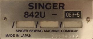 Remalladora Singer 4 hilos 842