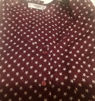 Blusa Mango Estrellas