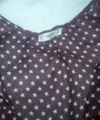 Blusa Mango Estrellas
