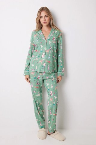 Pijama Women'secret perros navideño