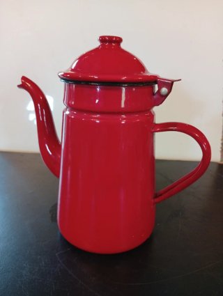 Tetera Roja Esmaltada
