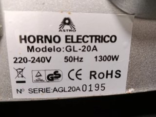 Mini Forno ASTRO Bianco