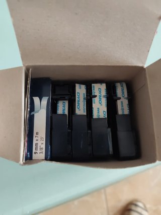 Cinta Dymo 9mm x 7m