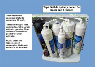 Depurador osmosis. A estrenar. Compacto con bomba