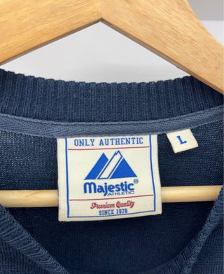 Jersey MLB New York Yankees Majestic Azul Talla L