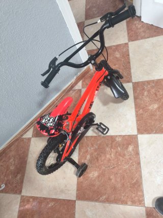 Bicicleta infantil naranja APOLON 14