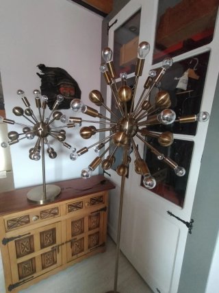Lote de 2 lámparas estilo Sputnik