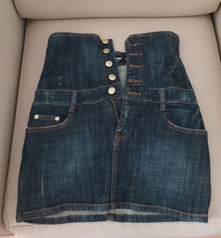 Falda Y2K Denim Azul