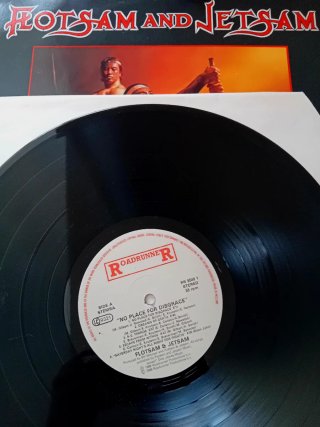 FLOTSAM AND JETSAM. NO PLACE FOR DISGRACE. 1988