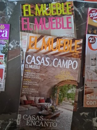 Lote de revistas de decoración