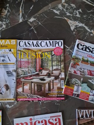 Lote de revistas de decoración