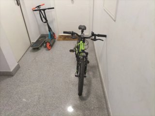 Bicicleta Rockrider niño verde