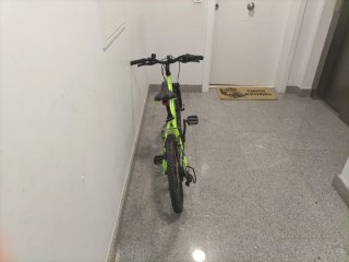 Bicicleta Rockrider niño verde