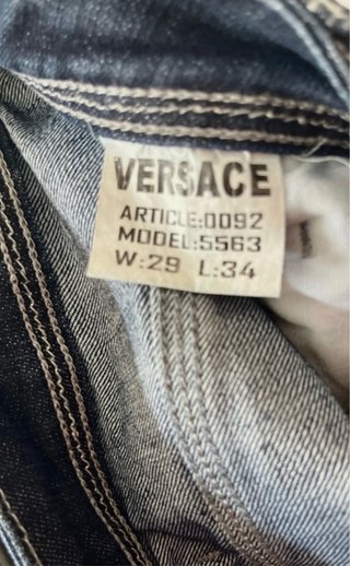 Pantalones Vaqueros Versace Azules