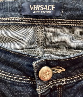 Pantalones Vaqueros Versace Azules