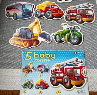 10 Puzzles Educa - Peppa Pig y Vehículos Bebé