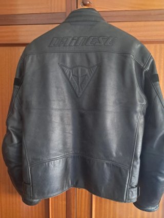 Chaqueta Dainese Cuero Negra Talla XL/56