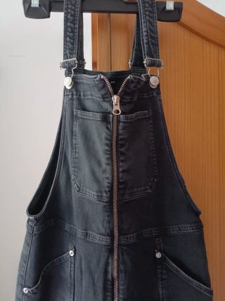 Peto vaquero negro XXS