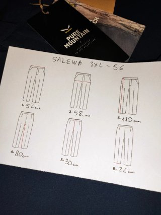 Salewa Pantaloni Tecnici pro Uomo outdoor Blu 3XL