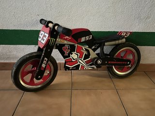 Bicicleta sin pedales madera Kiddimoto