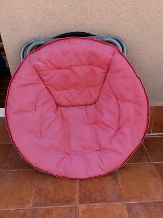 Sillas de terraza plegables rojas