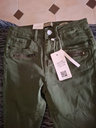 Lote 3 Pantalones DAYSIE Talla M/38 Verde