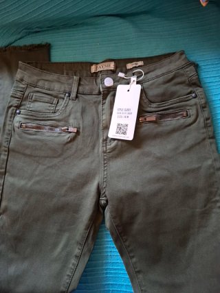 Lote 3 Pantalones DAYSIE Talla M/38 Verde