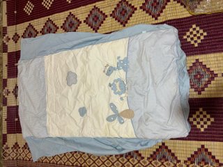 Colcha de bebé con osito