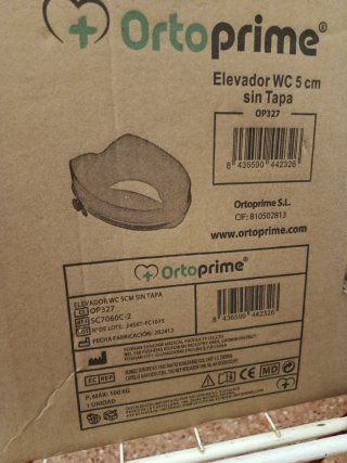 Adaptador Elevador WC Ortoprime 10 cm