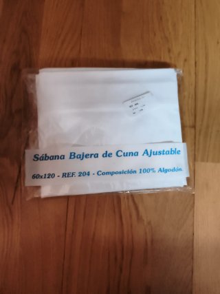 Sábana Bajera Cuna Ajustable 60x120 Algodón