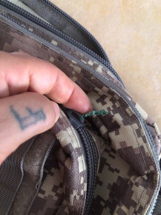 Zaino trekking mimetico