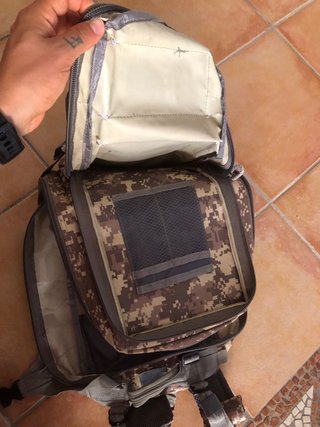 Zaino trekking mimetico