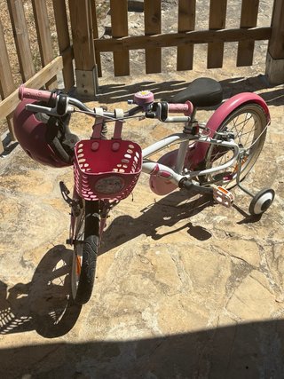 Bicicleta infantil niña rosa