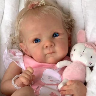 Muñeca reborn silicona Bettie rubia
