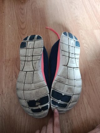 Deportivas azules y rosas talla 37