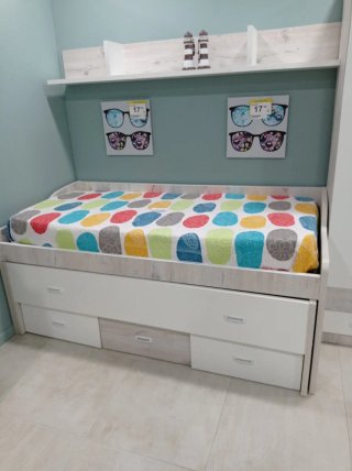 Cama nido con cajones