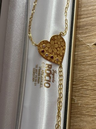 Pulsera Corazón Oro 18k Rocio