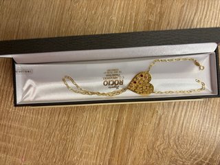 Pulsera Corazón Oro 18k Rocio