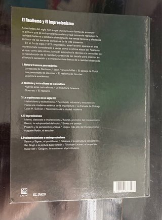 Libro Historia del arte Realismo Impresionismo
