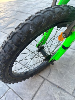 Bicicleta infantil 18 pulgadas verde