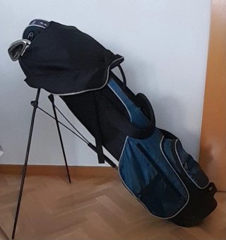 Juego de golf: 7 palos, bolsa y carro