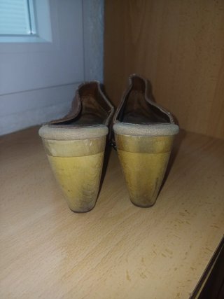Zapatos Zara Marrones Tacón