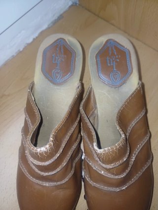 Zapatos Zara Marrones Tacón