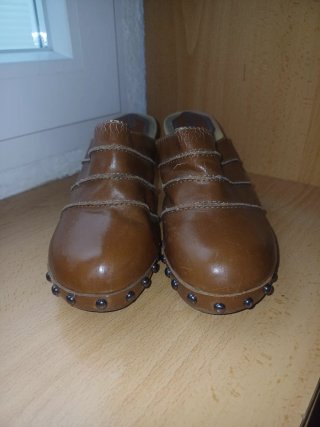 Zapatos Zara Marrones Tacón