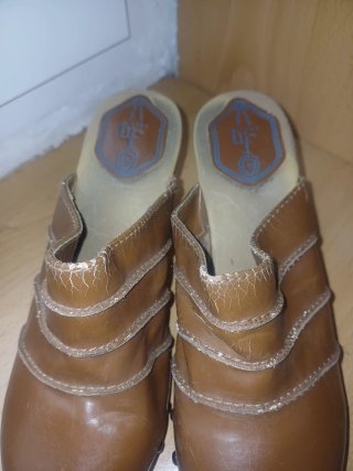 Zapatos Zara Marrones Tacón