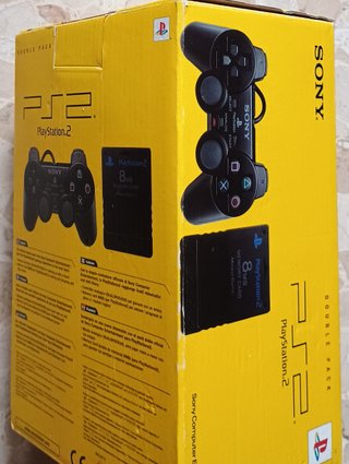 Mando Play Station 2 (sin usar) + Memory Card 8MB